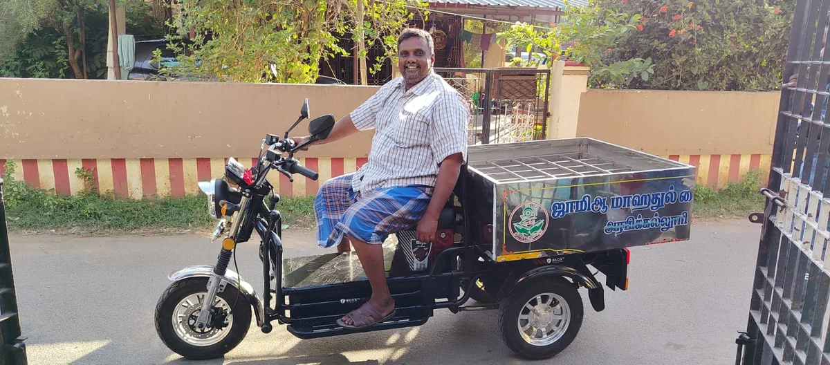 Custom load EV delivered to a customer