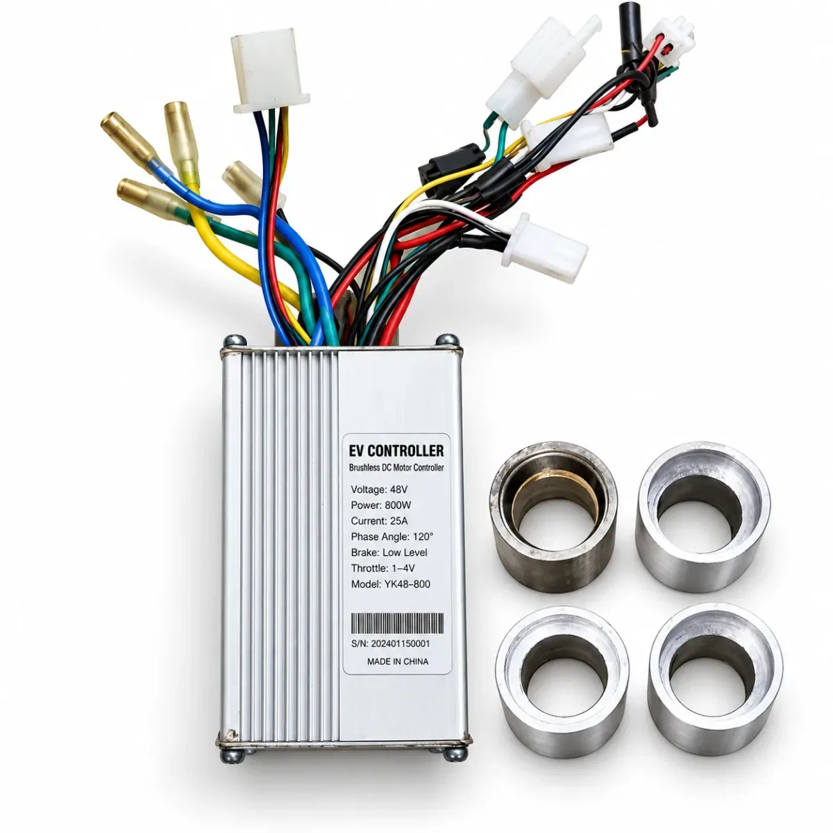 Rishi Motors EV motor controller with mounting bushings